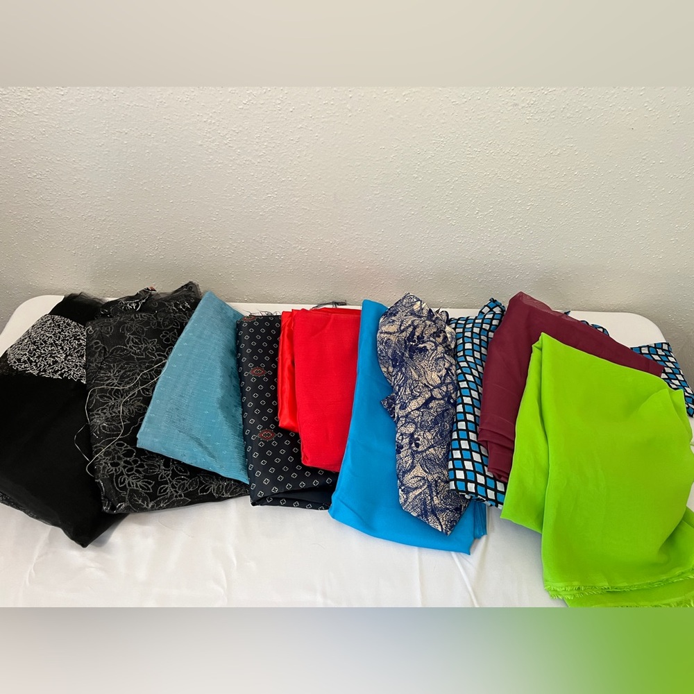 Colorful Fabric Bundle | Lightweight and Sheer